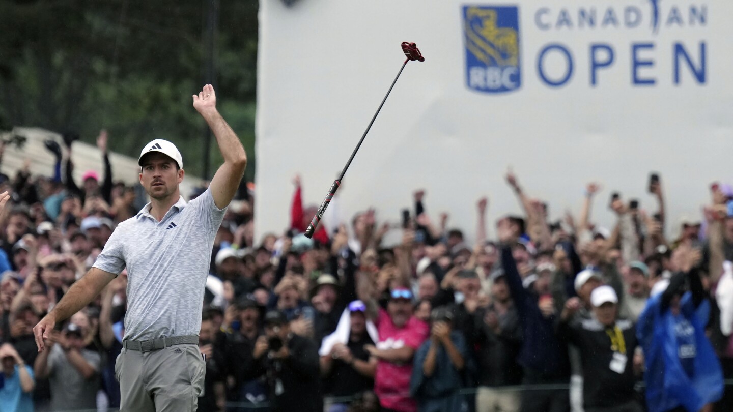 Nick Taylor's historic eagle is now part of the 2024 Canadian Open logo